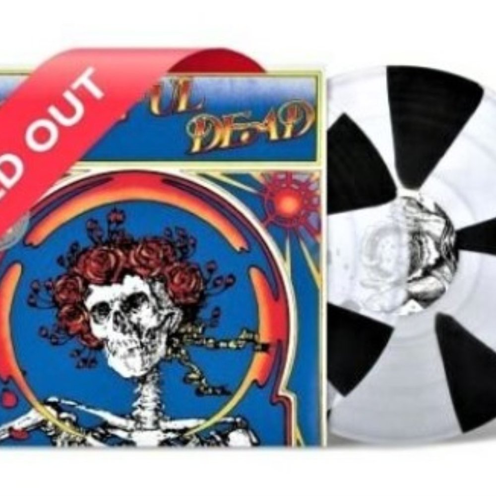 Grateful Dead Skull & Roses 2-LP ~Exclusive/Ltd Ed Black & Clear Propeller ~New!